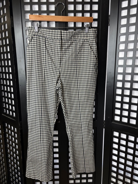 Veronica Beard Pants - 🖤 Veronica Beard Gingham Pants Womens 12 Black White Stretch Lined Career 🖤